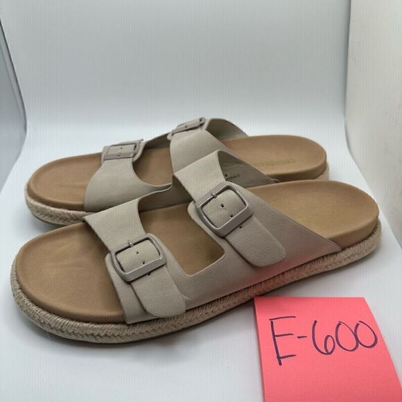 CUSHIONAIRE Women's Espadrille footbed sandal with +Comfort 11 STONE - Picture 3 of 7